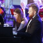 02.08.2020 Kielce. Święto Placu Moniuszki. Koncert "Z muzyką przez Kielce". Novi Piano Duo - Anna Wielgus i Grzegorz Nowak / Jarosław Kubalski / Radio Kielce
