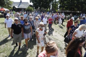 30.08.2020 Tokarnia. Gala finałowa konkursu „Jawor - u źródeł kultury” / Jarosław Kubalski / Radio Kielce