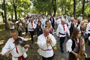 30.08.2020 Tokarnia. Gala finałowa konkursu „Jawor - u źródeł kultury” / Jarosław Kubalski / Radio Kielce