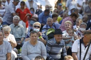 30.08.2020. Tokarnia. Gala finałowa konkursu „Jawor - u źródeł kultury” / Jarosław Kubalski / Radio Kielce