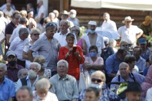 30.08.2020. Tokarnia. Gala finałowa konkursu „Jawor - u źródeł kultury” / Jarosław Kubalski / Radio Kielce