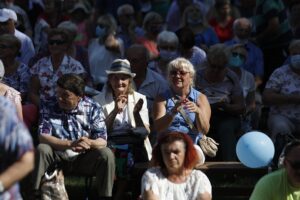 30.08.2020. Tokarnia. Gala finałowa konkursu „Jawor - u źródeł kultury” / Jarosław Kubalski / Radio Kielce