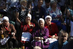 30.08.2020. Tokarnia. Gala finałowa konkursu „Jawor - u źródeł kultury” / Jarosław Kubalski / Radio Kielce