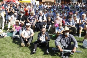 30.08.2020. Tokarnia. Gala finałowa konkursu „Jawor - u źródeł kultury” / Jarosław Kubalski / Radio Kielce