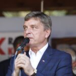 30.08.2020. Tokarnia. Gala finałowa konkursu „Jawor - u źródeł kultury”. Na zdjęciu: Andrzej Pruś - przewodniczący sejmiku województwa świętokrzyskiego / Jarosław Kubalski / Radio Kielce