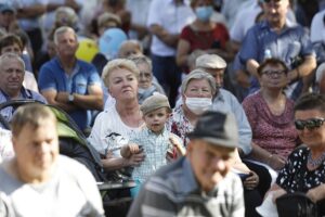 30.08.2020. Tokarnia. Gala finałowa konkursu „Jawor - u źródeł kultury” / Jarosław Kubalski / Radio Kielce