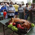 30.08.2020. Tokarnia. Gala finałowa konkursu „Jawor - u źródeł kultury” / Jarosław Kubalski / Radio Kielce