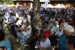 30.08.2020. Tokarnia. Gala finałowa konkursu „Jawor - u źródeł kultury” / Jarosław Kubalski / Radio Kielce