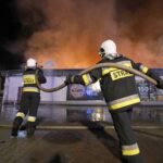 Kielce. Pożar marketu Lidl przy ulicy Piekoszowskiej / Jarosław Kubalski / Wiktor Taszłow / Radio Kielce