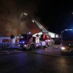 Kielce. Pożar marketu Lidl przy ulicy Piekoszowskiej / Jarosław Kubalski / Wiktor Taszłow / Radio Kielce