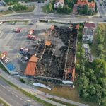 Kielce. Pożar marketu Lidl przy ulicy Piekoszowskiej / Jarosław Kubalski / Wiktor Taszłow / Radio Kielce