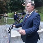 31.08.2020 Sandomierz. Uroczystości z okazji 40-lecia powstania NSZZ „Solidarność”. Skwer Solidarności w Sandomierzu. Na zdjęciu Marek Kwitek - poseł PiS / Grażyna Szlęzak-Wójcik / Radio Kielce