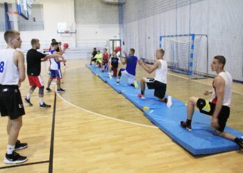 20.08.2020 Kielce. Trening AZS / Maciej Makuła / Radio Kielce