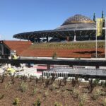 31.07.2020. Kielce. Fontanna przed dworcem autobusowym / Robert Felczak / Radio Kielce