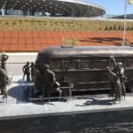 31.07.2020. Kielce. Fontanna przed dworcem autobusowym / Robert Felczak / Radio Kielce