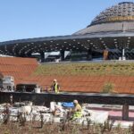 31.07.2020. Kielce. Fontanna przed dworcem autobusowym / Robert Felczak / Radio Kielce