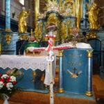 09.08.2020. Opatów. Msza w intencji żołnierzy AK Obwodu Opatów i Oddziału Barwy Białe / Emilia Sitarska / Radio Kielce