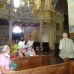 09.08.2020. Opatów. Spacer pn. „Opatowskie zakątki” / Emilia Sitarska / Radio Kielce