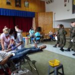 01.08.2020. Ostrowiec Świętokrzyski. Akcja „Przelej krew w rocznicę Powstania Warszawskiego” / Emilia Sitarska / Radio Kielce