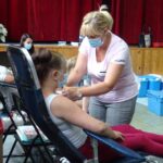 01.08.2020. Ostrowiec Świętokrzyski. Akcja „Przelej krew w rocznicę Powstania Warszawskiego” / Emilia Sitarska / Radio Kielce