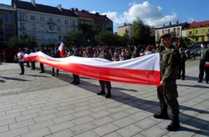 01.08.2020 Ostrowiec. 76. rocznica wybuchu Powstania Warszawskiego / Emilia Sitarska / Radio Kielce