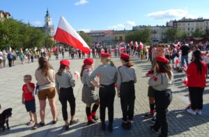 01.08.2020 Ostrowiec. 76. rocznica wybuchu Powstania Warszawskiego / Emilia Sitarska / Radio Kielce