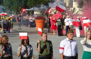 01.08.2020 Ostrowiec. 76. rocznica wybuchu Powstania Warszawskiego / Emilia Sitarska / Radio Kielce