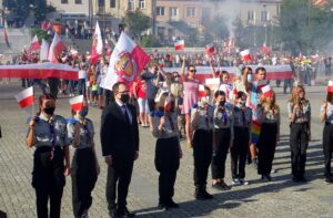 01.08.2020 Ostrowiec. 76. rocznica wybuchu Powstania Warszawskiego / Emilia Sitarska / Radio Kielce