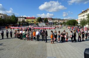 01.08.2020 Ostrowiec. 76. rocznica wybuchu Powstania Warszawskiego / Emilia Sitarska / Radio Kielce