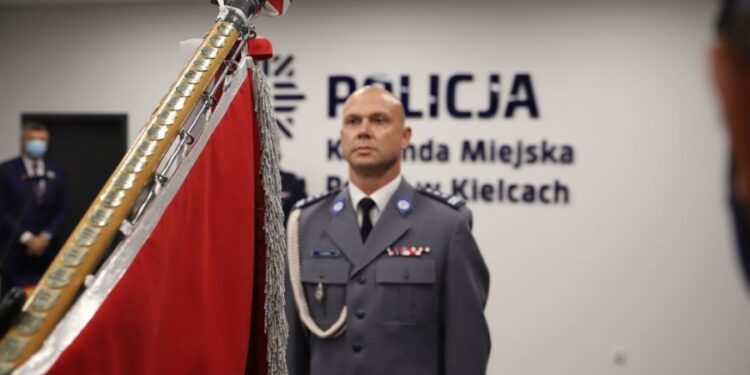 Na zdjęciu - insp. Tomasz Śliwiński / Świętokrzyska Policja