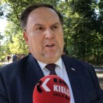 01.08.2020 Sandomierz. 76. rocznica wybuchu Powstania Warszawskiego. Na zdjęciu: poseł Marek Kwitek / Grażyna Szlęzak-Wójcik / Radio Kielce