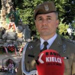 01.08.2020 Sandomierz. 76. rocznica wybuchu Powstania Warszawskiego. Na zdjęciu: ppłk Arkadiusz Nenutil - dowódca 102. batalionu lekkiej piechoty w Sandomierzu / Grażyna Szlęzak-Wójcik / Radio Kielce