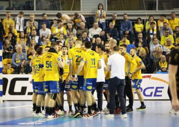 29.02.2020 Kielce. Mecz Ligi Mistrzów PGE Vive Kielce - THW Kiel / Wiktor Taszłow / Radio Kielce