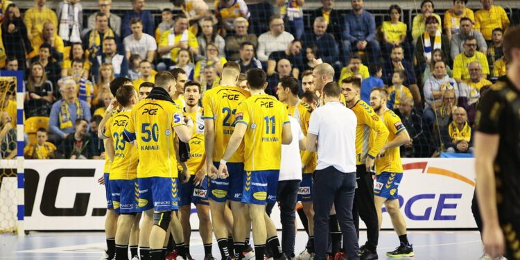 29.02.2020 Kielce. Mecz Ligi Mistrzów PGE Vive Kielce - THW Kiel / Wiktor Taszłow / Radio Kielce