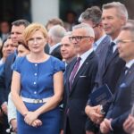 27.08.2020 Kielce. Otwarcie zmodernizowanego dworca autobusowego. Na zdjęciu (w środku od lewej): Barbara Damian - dyrektor Zarządu Transportu Miejskiego w