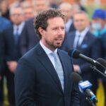 Kielcach, Sławomir Stachura - dyrektor Kancelarii Prezydenta Kielc, Bogdan Wenta - prezydent Kielc, Marcin Różycki - wiceprezydent Kielc / Wiktor Taszłow / Radio Kielce