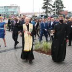 27.08.2020 Kielce. Otwarcie zmodernizowanego dworca autobusowego. Na zdjęciu: biskup Marian Florczyk / Wiktor Taszłow / Radio Kielce