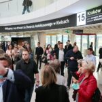 27.08.2020 Kielce. Otwarcie zmodernizowanego dworca autobusowego. Na zdjęciu (od prawej): Barbara Damian - dyrektor Zarządu Transportu Miejskiego w