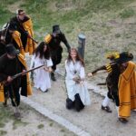 29.08.2020. Chęciny. Historyczne pokazy na zamku / Wiktor Taszłow / Radio Kielce