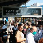 30.08.2020 Kielce. Pociąg relacji Kielce - Busko-Zdrój / Wiktor Taszłow / Radio Kielce