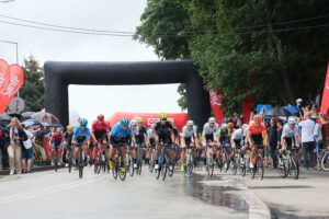 23.08.2020. Kazimierza Wielka. Mistrzostwa Polski w kolarstwie szosowym. / Wiktor Taszłow / Radio Kielce