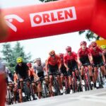 23.08.2020. Kazimierza Wielka. Mistrzostwa Polski w kolarstwie szosowym. / Wiktor Taszłow / Radio Kielce