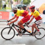 23.08.2020. Kazimierza Wielka. Mistrzostwa Polski w kolarstwie szosowym. / Wiktor Taszłow / Radio Kielce