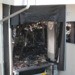 25.08.2020 Kielce. Pozostałości spalonego marketu Lidl przy ulicy Piekoszowskiej / Wiktor Taszłow / Radio Kielce