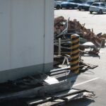 25.08.2020 Kielce. Pozostałości spalonego marketu Lidl przy ulicy Piekoszowskiej / Wiktor Taszłow / Radio Kielce