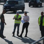 25.08.2020 Kielce. Pozostałości spalonego marketu Lidl przy ulicy Piekoszowskiej / Wiktor Taszłow / Radio Kielce