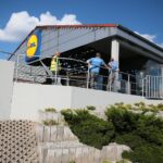 25.08.2020 Kielce. Pozostałości spalonego marketu Lidl przy ulicy Piekoszowskiej / Wiktor Taszłow / Radio Kielce