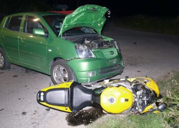 28.08.2020. Wypadek w miejscowości Truskolasy / Komenda Powiatowa Policji w Opatowie