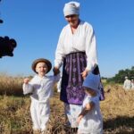 08.09.2020. Boszczynek. Powstaje film o żniwach / UMiG Skalbmierz