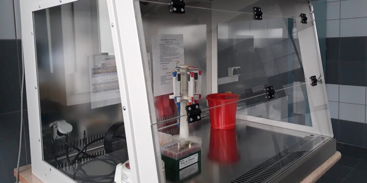 Kielce. Świętokrzyskie Centrum Onkologii. Laboratorium do wykrywania zakażeń SARS-CoV-2 / ŚCO